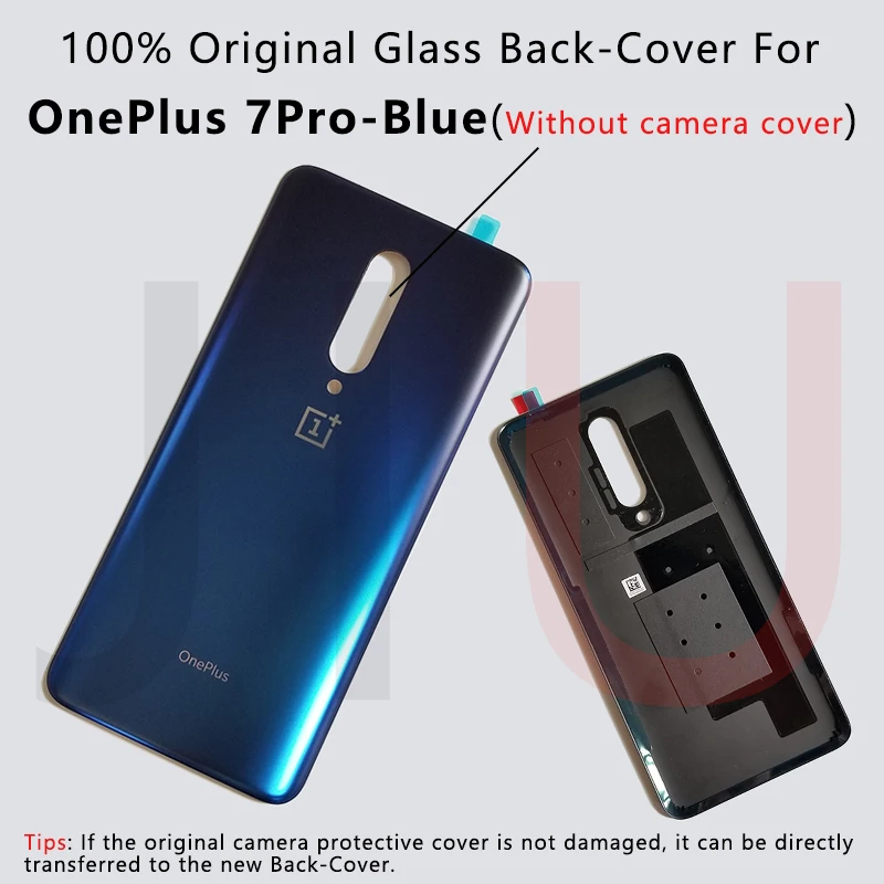 Стеклянная задняя крышка батарейного отсека для oneplus 7pro 7T 1 + 7100 новая Замена