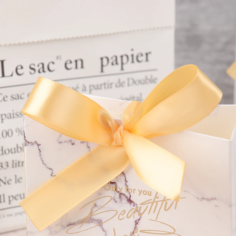 1 шт. креативный серый мраморный Подарочный пакет коробка для бумажных