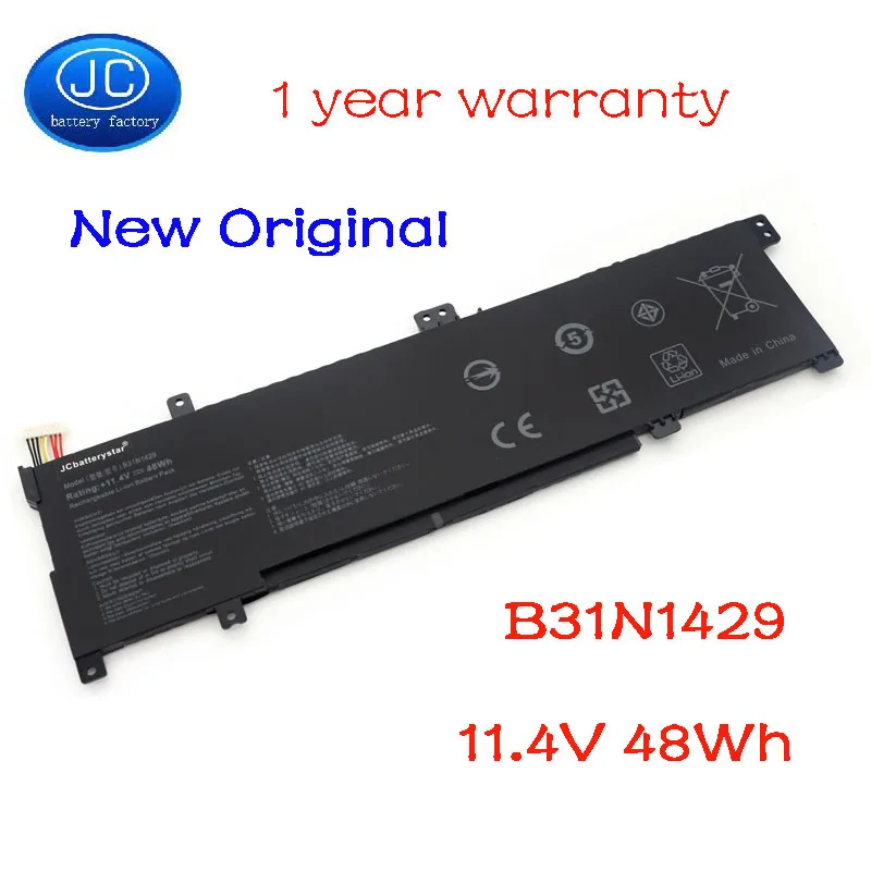 

Новая оригинальная модель JC B31N1429 Аккумулятор для ноутбука ASUS A501L A501LX A501L A501LB5200 K501U K501UX K501UB K501UW K501LB K501LX K501L