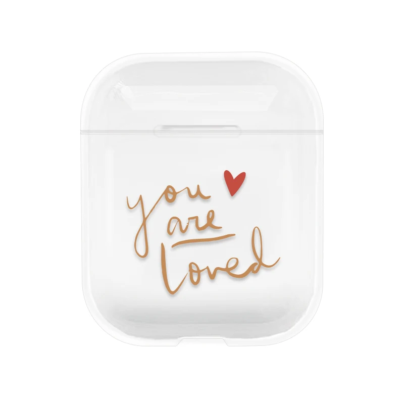 A304 Мультфильм Микки Минни пара чехол для Airpods беспроводные наушники прозрачный защитный чехол для Apple Air Pods 1 2 Наушники - Цвет: A304