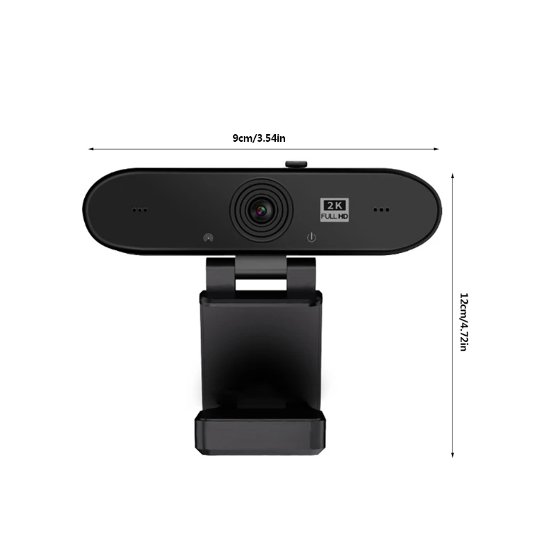 

67JA 2K High Definition Computer Camera Free Drive 4 Million Pixels Built-in Microphone USB Desktop Computer Webcamera