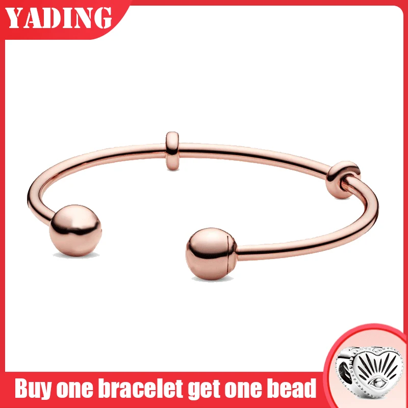 

Luxury Original 925 Sterling Silver pando bracelet Snake Chain Bracelet Bangle for Women Authentic Charm high quality Jewelry