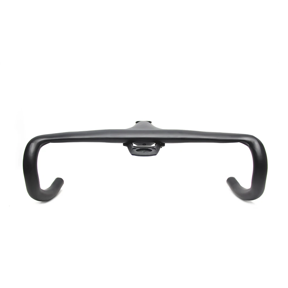 Дешево На руку Новый углеродный 5D интегрированный дорожный Руль 28,6 мм велосипед дорожный UD матовое углеродное волокно 400/420/440*90/100/110/120 мм YT988