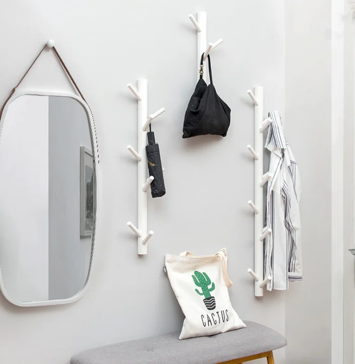 Деревянная настенная вешалка Baffect настенный крючок деревянные вешалки для