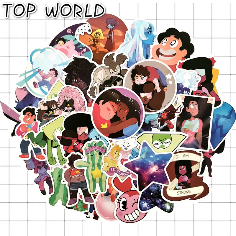 10/50pcs/set New Lion Steven Universe Cartoon Stickers For Motorcycle Skateboards Laptop Luggage Bicycle Pegatinas Stickers