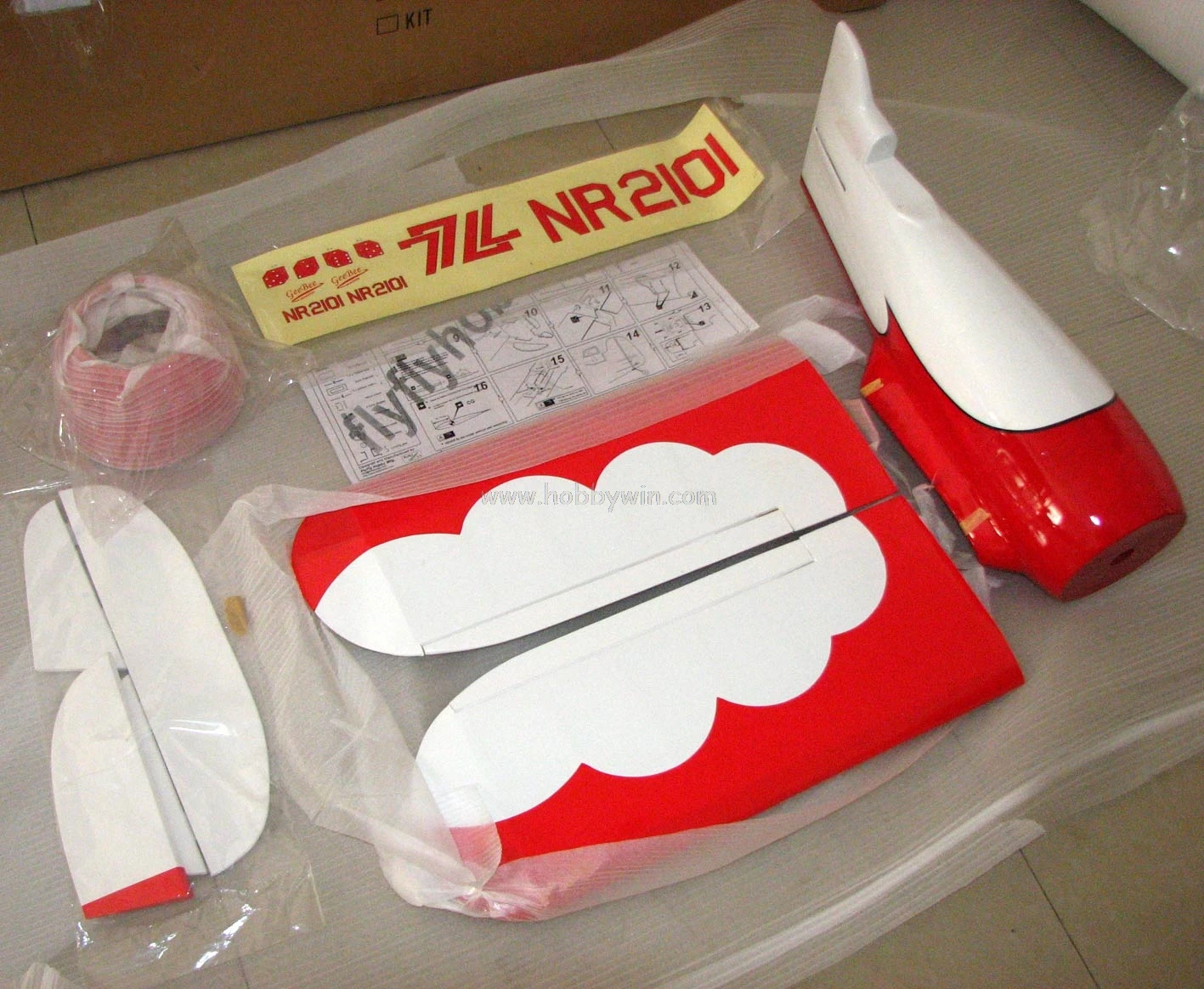 FlyFly Gee Bee 1036 мм комплект без электрической части стекловолокна и дерева RC модель Sporter самолет