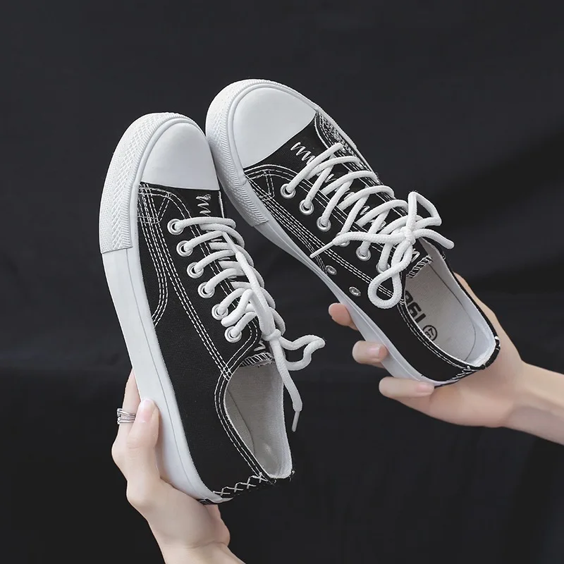 Женские парусиновые туфли в стиле ретро классические кроссовки теннисная обувь