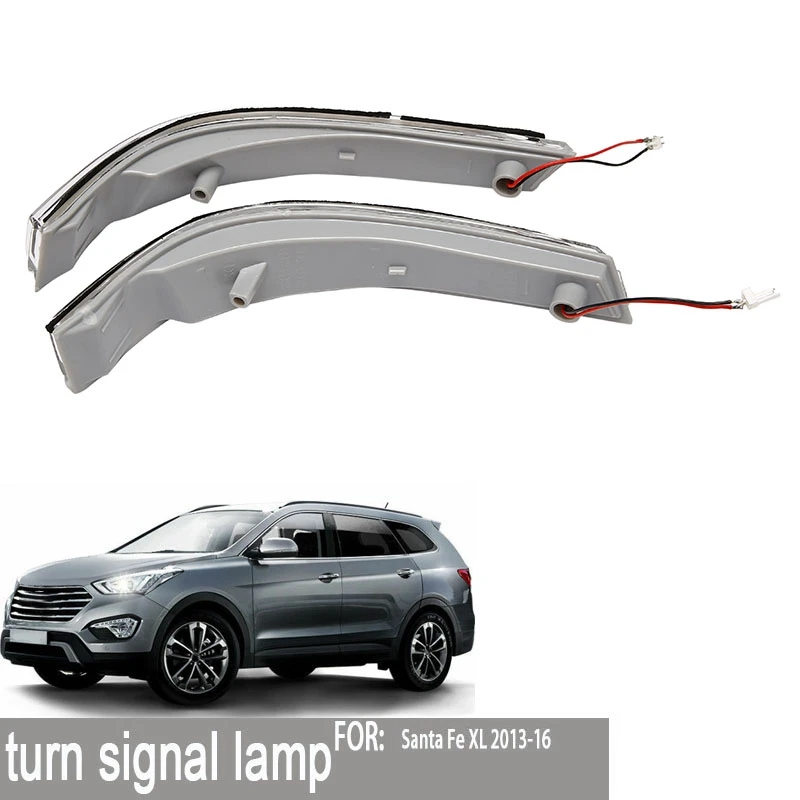 

Side Rearview Mirror Blinks LED Turn Signal Indicator for Hyundai Grand Santa Fe 2013-2016 87613B8000 Amber
