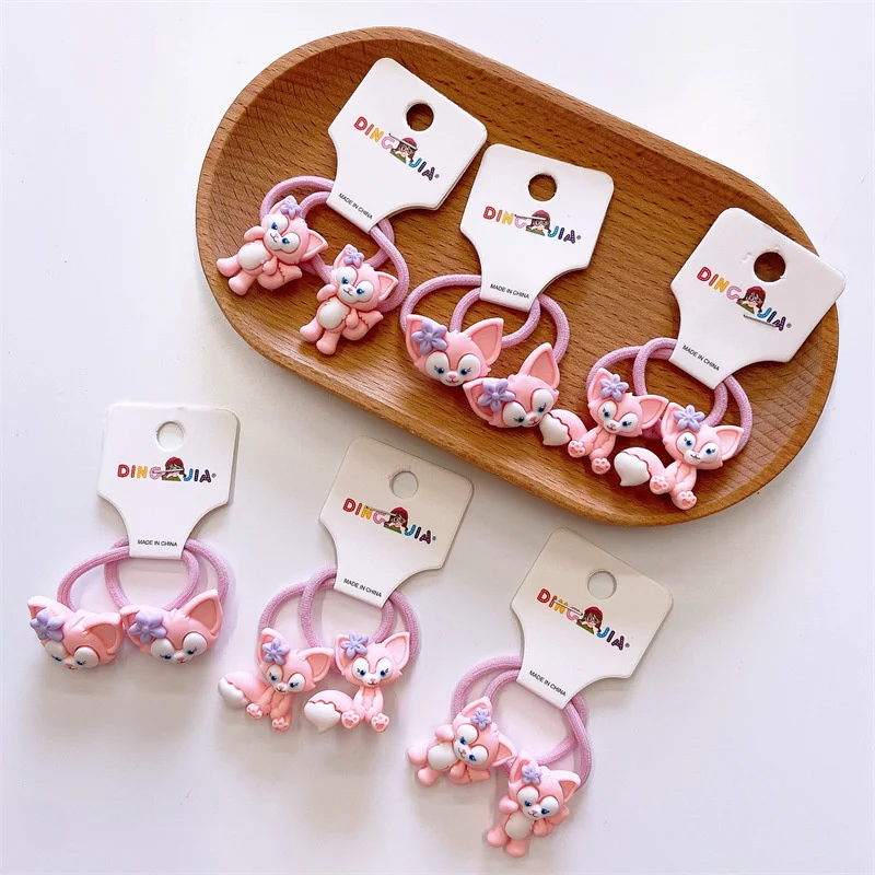 

2 шт., Детские резинки для волос с животными