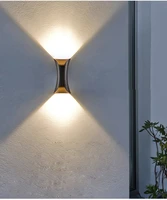 led wall lamp aluminum outdoor 10w ip65 waterproof up down wall light for home stair bedroom bedside bathroom corridor lighting