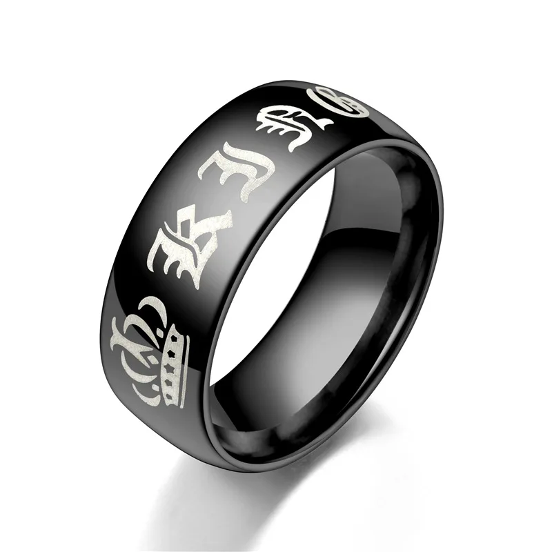 

New fashion men and women couple ring personality creative with crown couple ring exclusive holiday gift for Valentine's Day