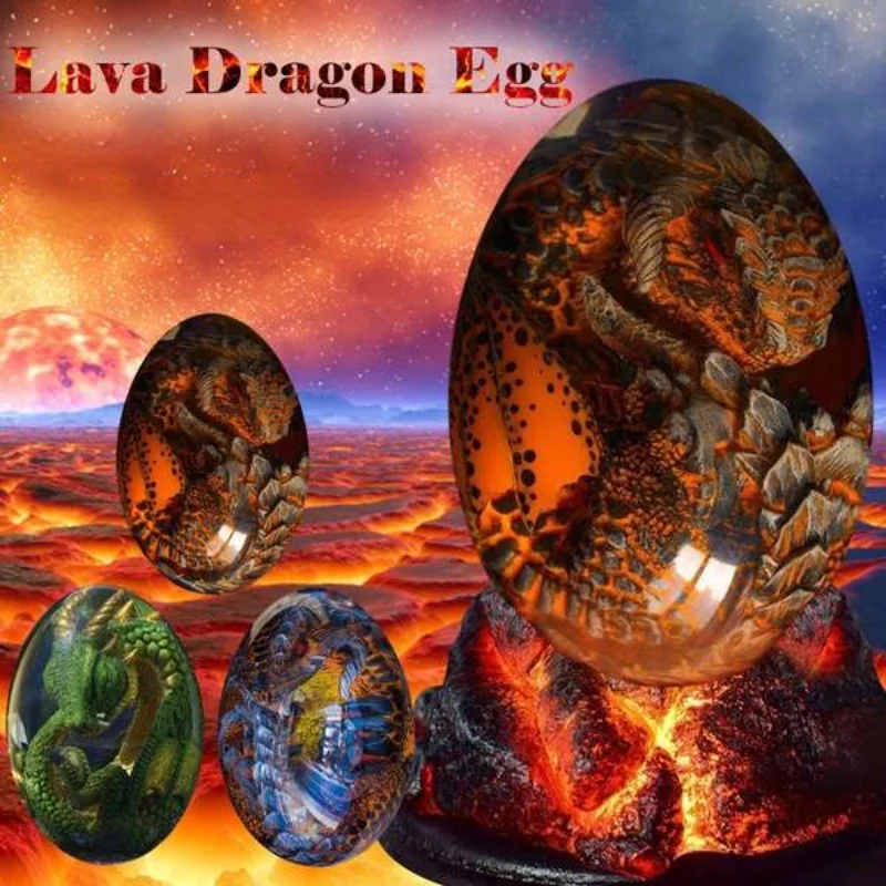 

Подвеска из эпоксидной смолы в виде Яйца динозавра