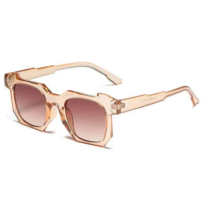 

New Fashion Sunglasses For Women Starry Sky Flashing Sunglasses Box Retro Anchor Slim Various Color 2021 Popular Wraping Style
