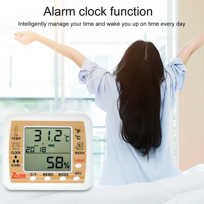 Цифровой термометр и гигрометр могут контролировать температуру окружающей