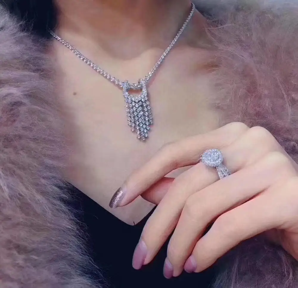 2020 хит продаж женские ожерелья-чокер ювелирные изделия подвеска с кисточкой бусы