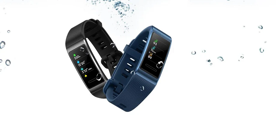 huawei Band 3 Pro Smartband gps металлический каркас Amoled Полноцветный Сенсорный экран плавать ход датчик сердечного ритма сна