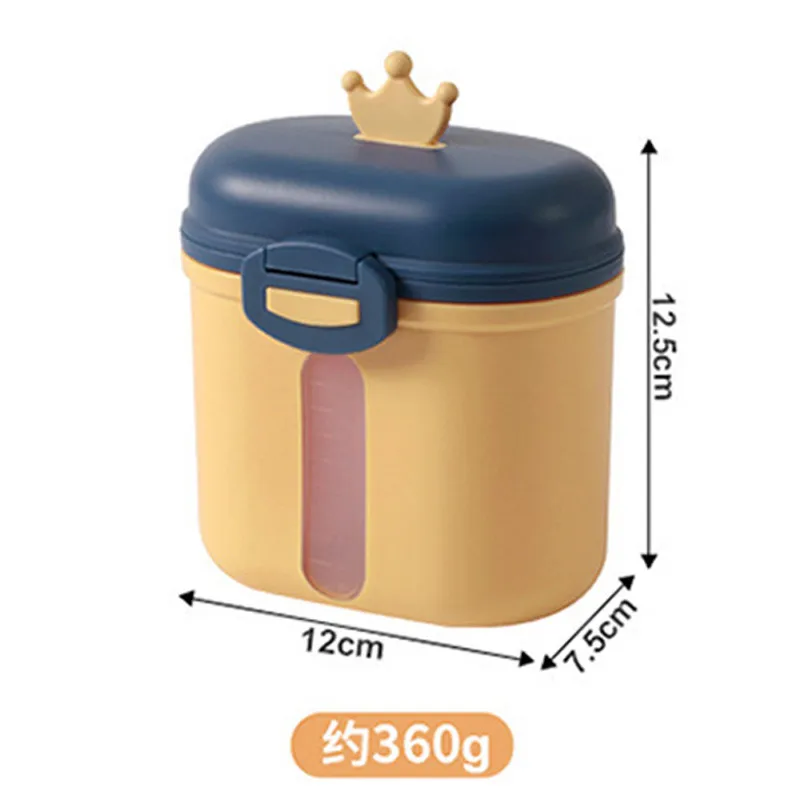 

Powder Milk Storage Box Portable Baby Food Snacks Container Newborn Milk Powder Case Feeding Accessories with Spoon