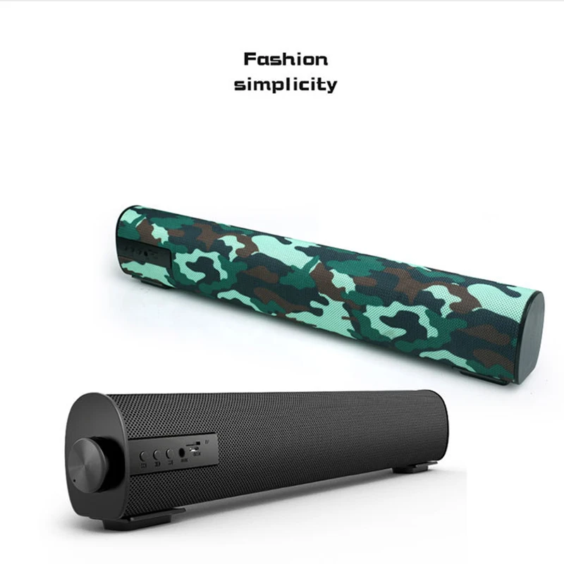 

10 Вт умный дом динамик беспроводной bluetooth динамик портативный с батареей USB плеер стерео Бас Звуковая система для компьютера ТВ