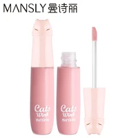 mansly lips cosmetic cute cat shape lipstick waterproof long lasting hydrating lipgloss moisturizer lip glaze classical m225
