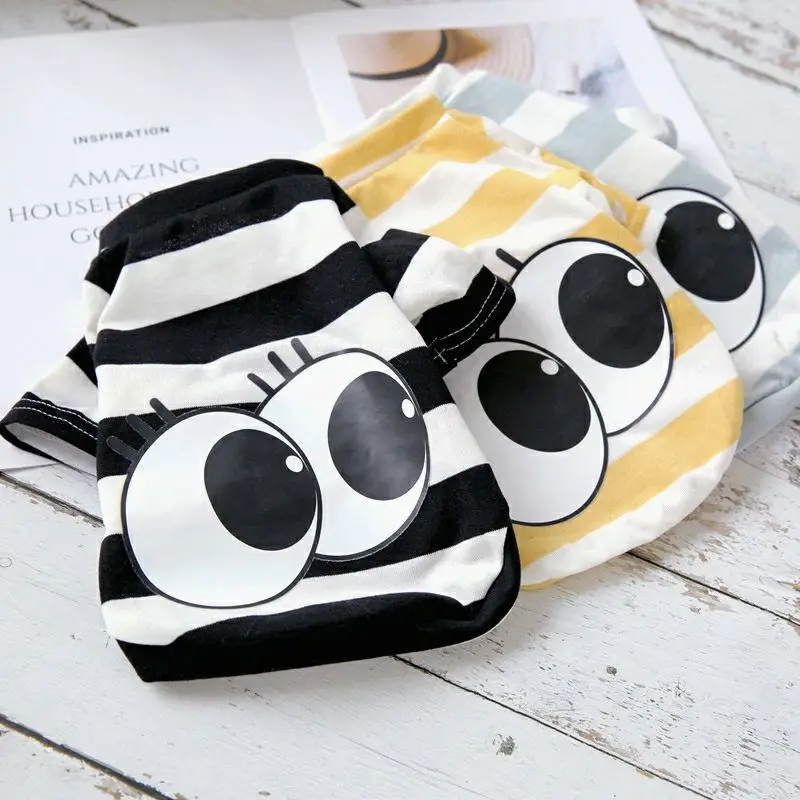 

Big Eye Printed Puppy Cotton Sweater Clothes Chihuahua Dog Fancy Dress Sweatshirt Clothes Coat For Cats Sweaters Pets Clothing