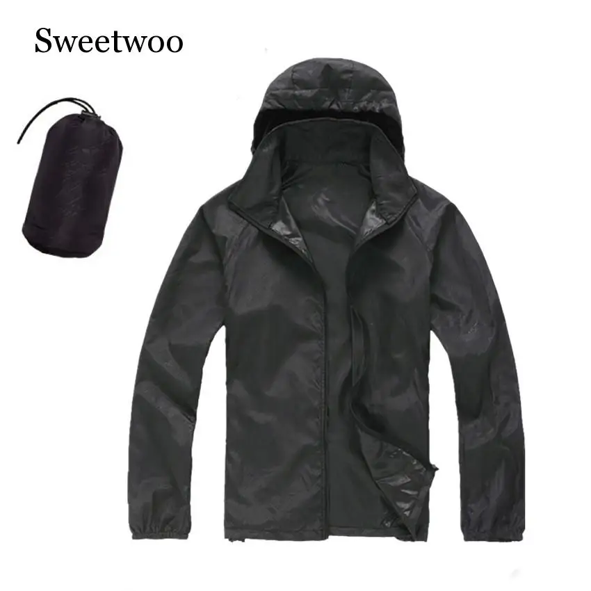 Мужские и женские быстросохнущие кожаные куртки водонепроницаемые пальто с