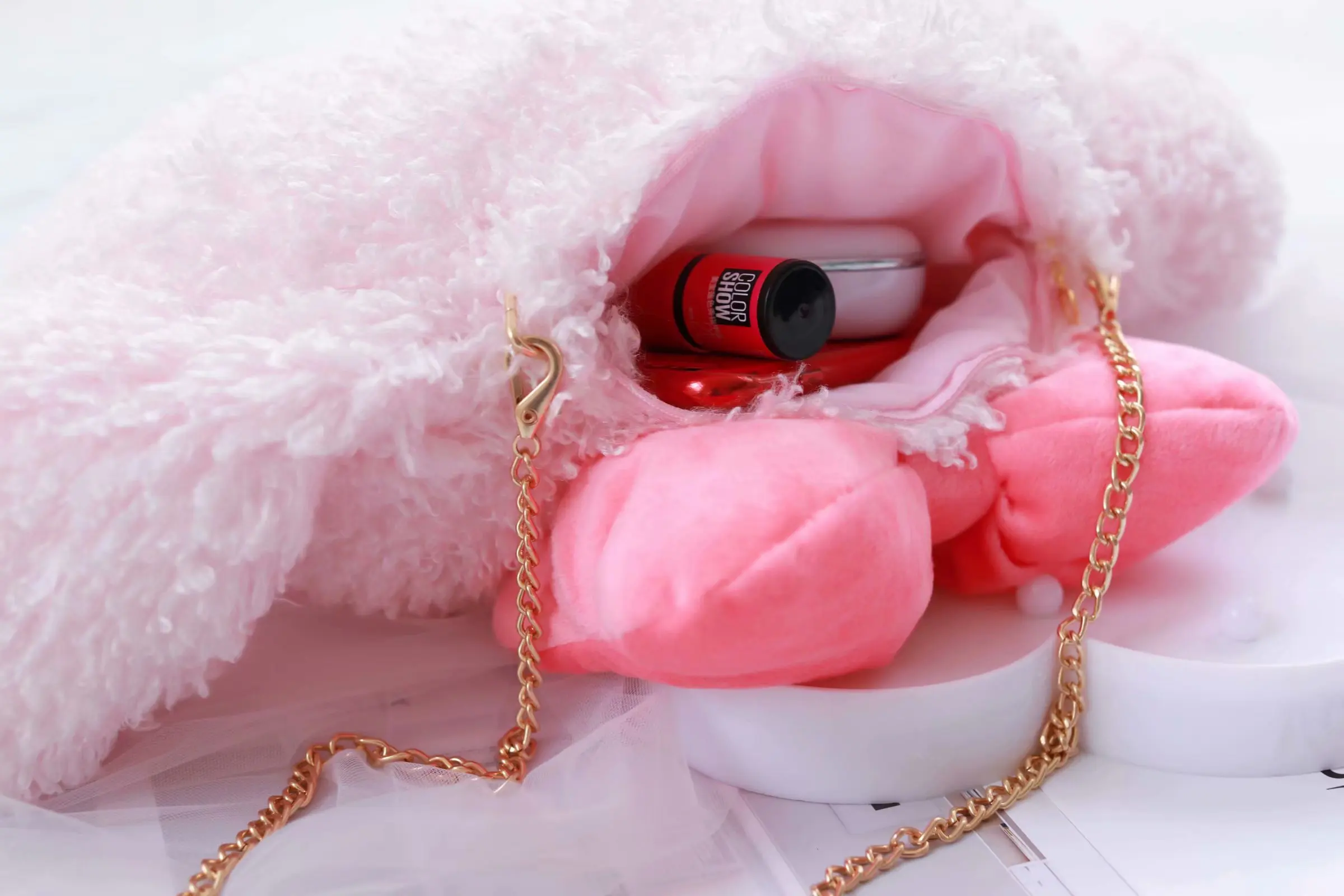 Kawaii мультфильм кролик мой музыкальный плюшевый сумка на плечо; сумка-мешок милая кукла-кролик подходит для девочек красивые подарки