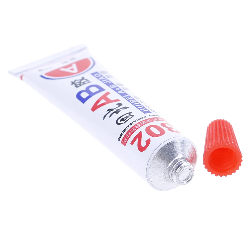 

2pcs Liquid AB Glue 302 Metal Wood Fabric Rubber Leather Plastic UV Adhesive Universal Cyanoacrylate Epoxy Glue Strong Super