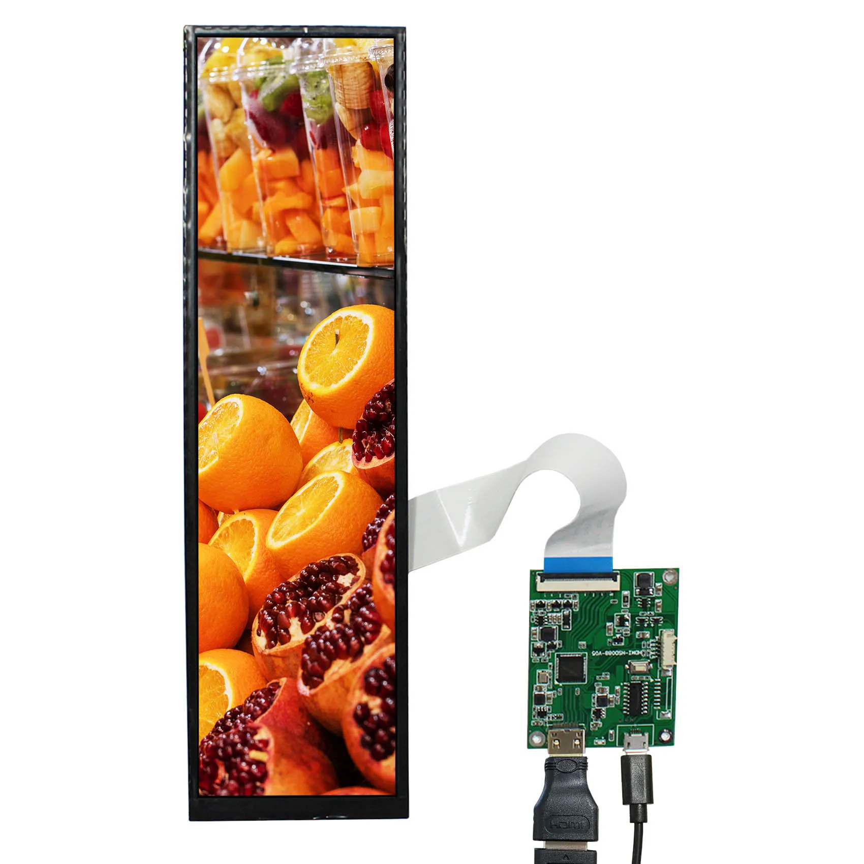 

8.8" HSD088IPW1 480x1920 IPS Screen and HD-MI -MIPI Control Board