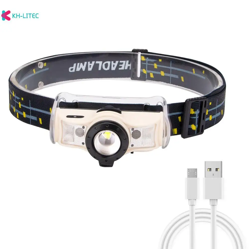 

Powerful Headlight 4-Mode Headlamp Induction ZOOM Flashlight Torch Hunting Head Light Fishing Light Camping Hunting Lantern