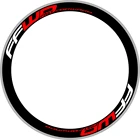 Новинка, двухколесная наклейка на колеса, s наклейки для обода, водонепроницаемая наклейка, Светоотражающая наклейка для велосипеда 354045505560 мм