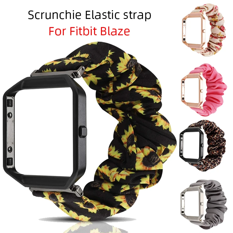 

Scrunchie Elastic Strap for Fitbit Blaze Watch Band Bracelet Adjustable Classical Wrist Strap Replacement Nylon Sport Watch Loop
