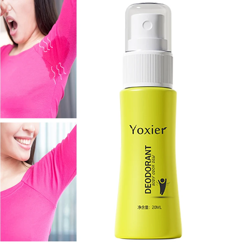 

Дезодорант Yoxier для удаления запаха тела от пота, дезодорант для подмышек, водостойкий антиперсиправый спрей, стойкий аромат, уход за телом у...