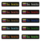 Флаг Венесуэлы, Венесуэла, 10x см, вышивка с именем под заказ, значок в строчку с надписью заплатка с текстом или Velcros, нашивки