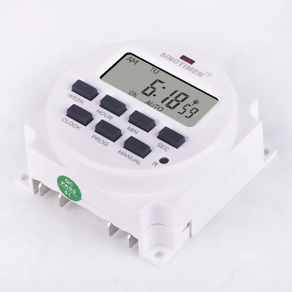 SINOTIMER TM618sH Interval Power Supply 7 Days Weekly Programmable Digital Electronic Lighting Daily Timer Switch | Инструменты
