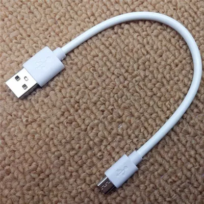Кабель Micro usb/Type c 15 см с золотым покрытием 2 А для быстрой зарядки передачи данных