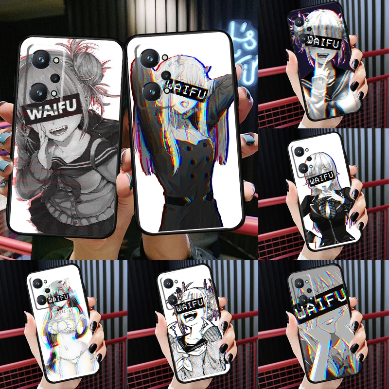 Anime Waifu Girl Phone Case For OPPO Realme GT Master GT Neo 2 7 8 Pro 8i C21 OnePlus 9 Pro 9R 8T Nord 2