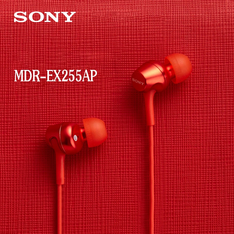 SONY MDR-EX255AP наушники 3 5 мм проводные музыка гарнитура Hands-free | Электроника