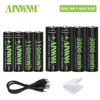 usb 1 5v aaa lithium rechargeable battery with 1 5v aaa usb rechargeable batteries aaa for torch toys clock mp3 player