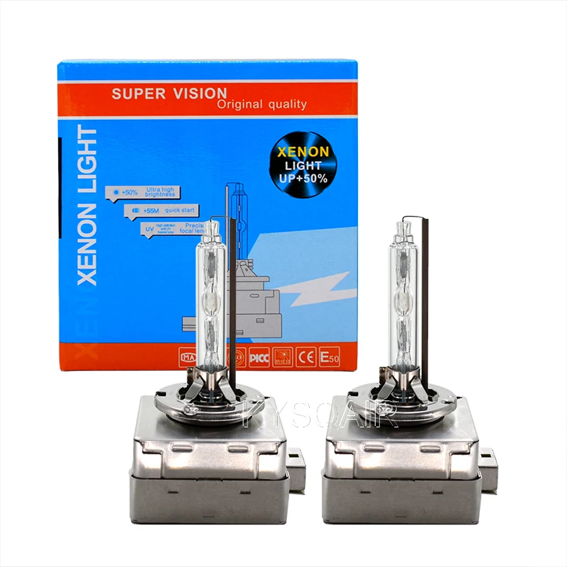 Ксеноновая лампа Super Vision 35 Вт 6000K D1S 55 D3S 5000K 4300K 8000K металлический лап 12 В