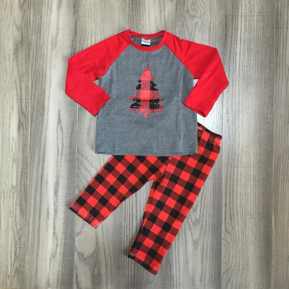 Осенне зимняя одежда для маленьких мальчиков с рождественской елкой цвет серый