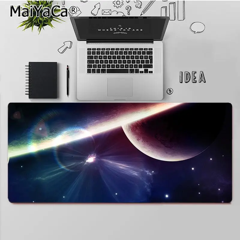 

MaiYaCa Top Quality Star Space gamer play mats Mousepad Free Shipping Large Mouse Pad Keyboards Mat