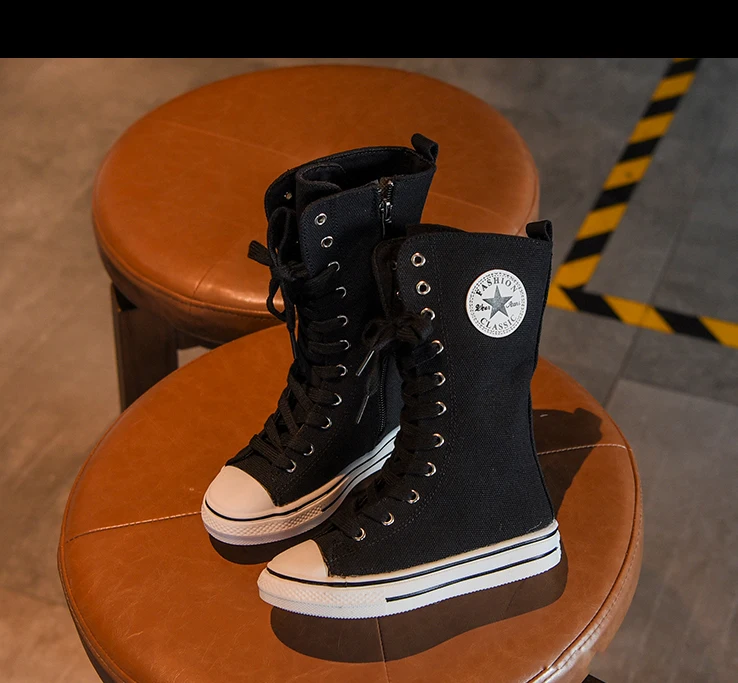 Bakkotie Kids Autumn Fashion Boots Baby Girls New White Sports High Boots Children Breathable Non-slip Black Casual Shoes