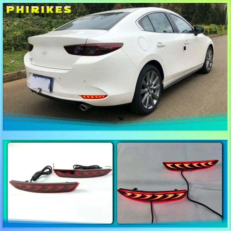 2 шт. многофункциональные светодиодные отражатели для Mazda 3 Axela Mazda3 2019 2020