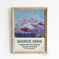 maurice denis exhibition museum poster ocean coast scenery canvas painting symbolism landscape wall picture home decor prints