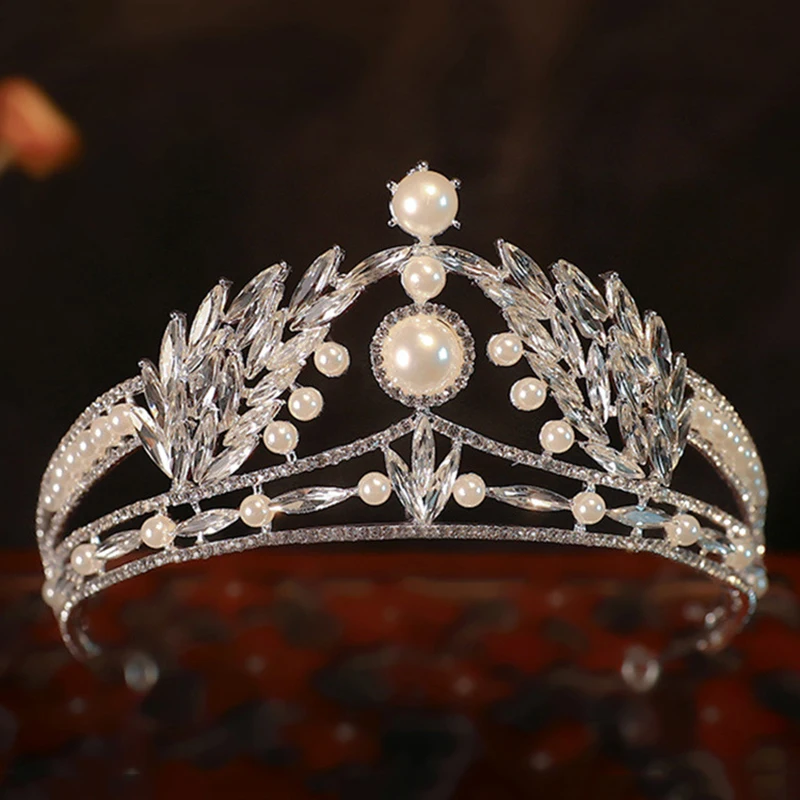 

Свадебная Корона Головные уборы роскошный сплав Стразы инкрустированные повязки для женщин Свадебные аксессуары TT @ 88