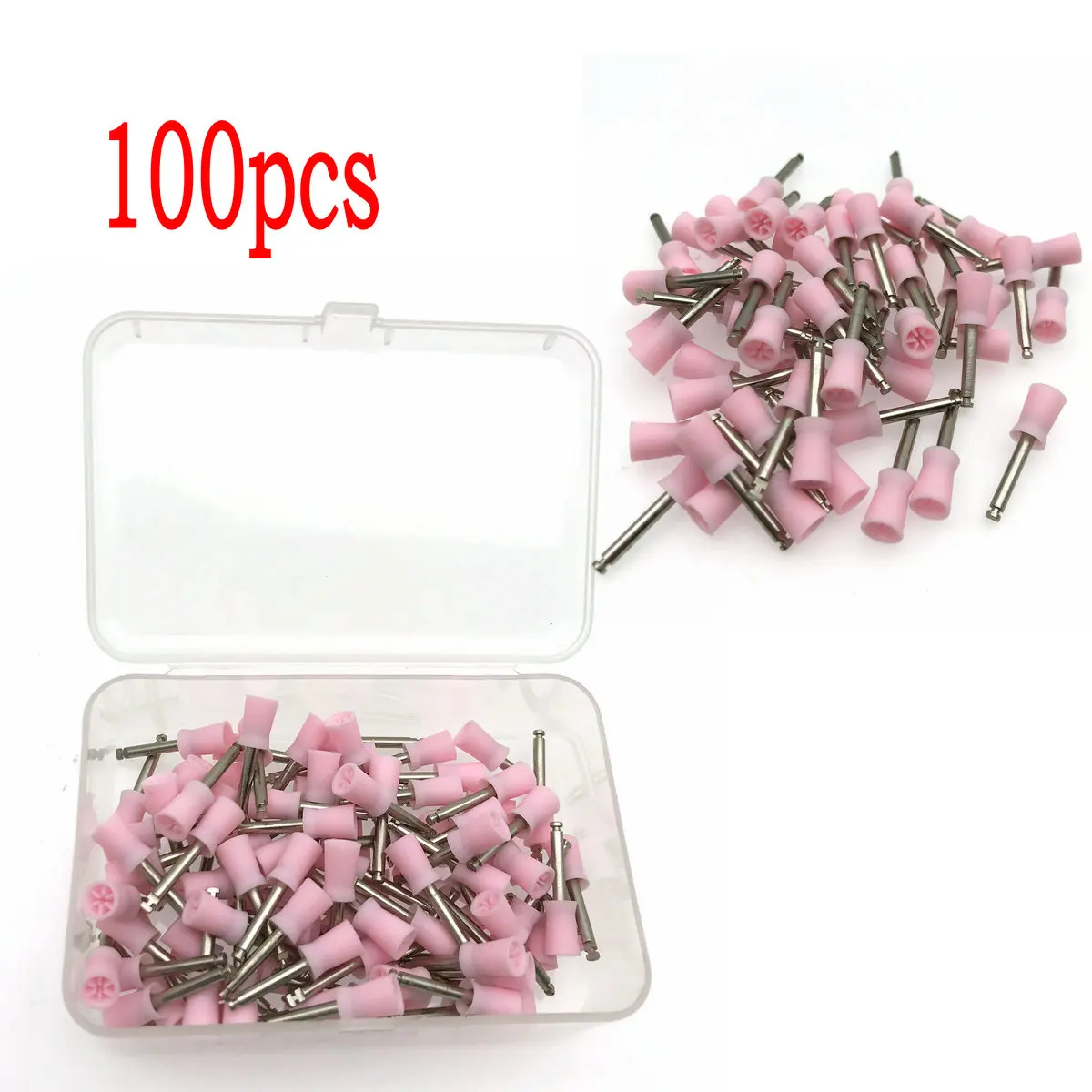 100 шт. розовый фильцы зуботехнические полировочные польский профилактическая