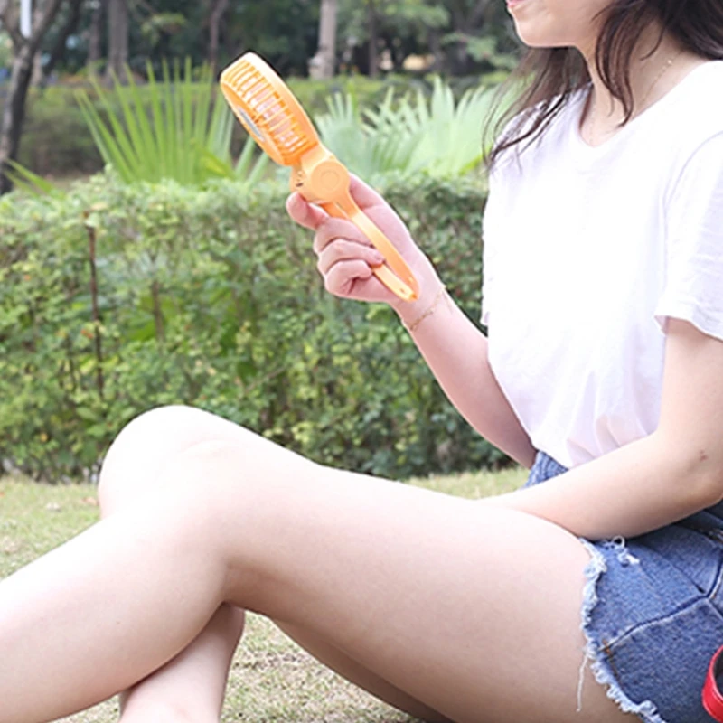 

Neck Fan Personal Handheld Hanging Fan 3 Speed Adjustable 2200mAh USB Rechargeable Desk Fan for Outdoor Office Travel