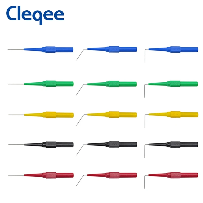 Cleqee P5007 Pro 15 шт. набор инструментов для спины прямые 90 135 градусов иглы пирсинга с 4