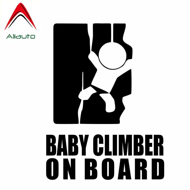 

Забавные автомобильные наклейки Aliauto, виниловые водонепроницаемые солнцезащитные светоотражающие наклейки с защитой от УФ-лучей, черные/с...