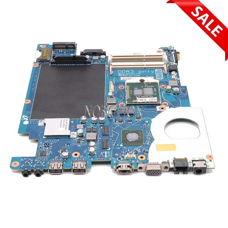 NOKOTION для Samsung R440 NP материнская плата ноутбука HM55 DDR3 HD 4500 GPU бесплатно|laptop motherboard for